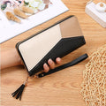 Color-Block Wristlet Wallet