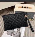 Quilted Diamond Wristlet Clutch